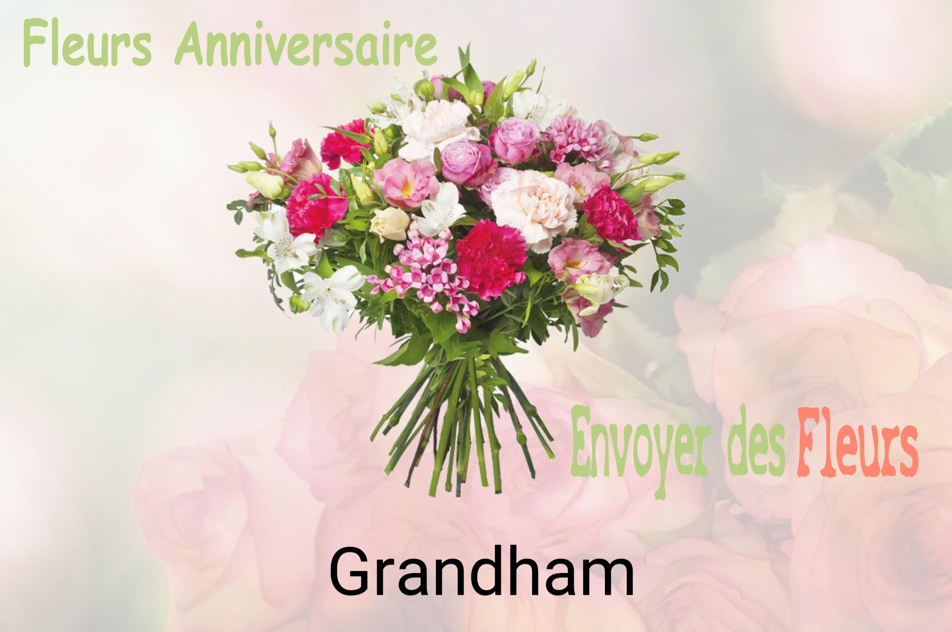 Bouquet de fleurs d’anniversaire livré à Grandham