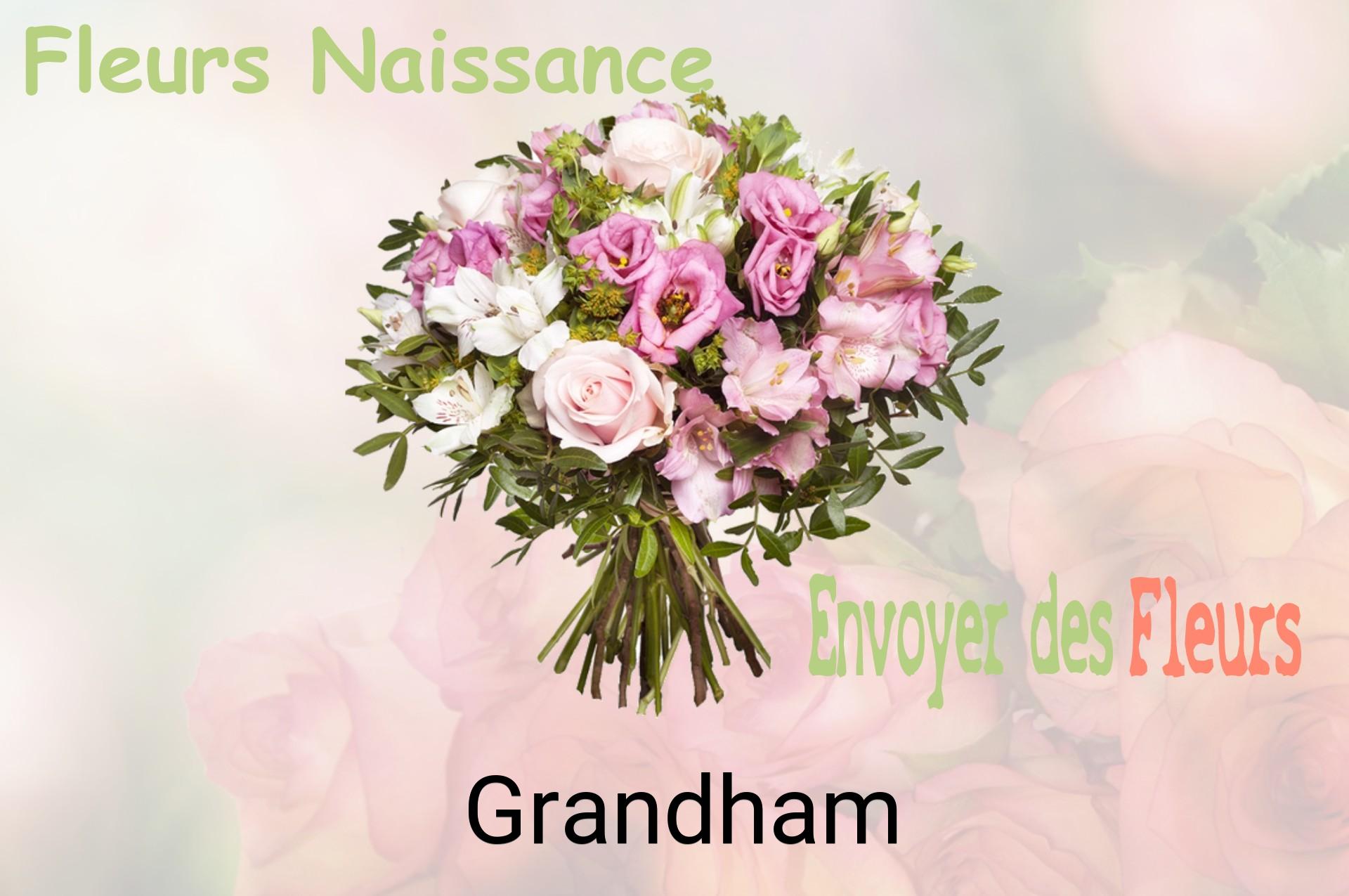 Bouquet de fleurs de naissance livré à Grandham